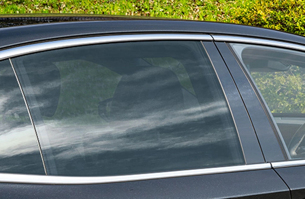 (Sample Only) Wincos Shield 30 Has Been Installed on the Side Window